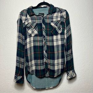 Rails Plaid Button-Up Casual Plaid Flannel Shirt